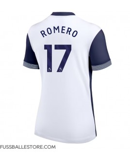 Günstige Tottenham Hotspur Cristian Romero #17 Heimtrikot Damen 2024-25 Kurzarm